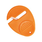 Sewsharp universal scissor trimmer with ceramic sharpening stone and orange plastic support - Fiskars